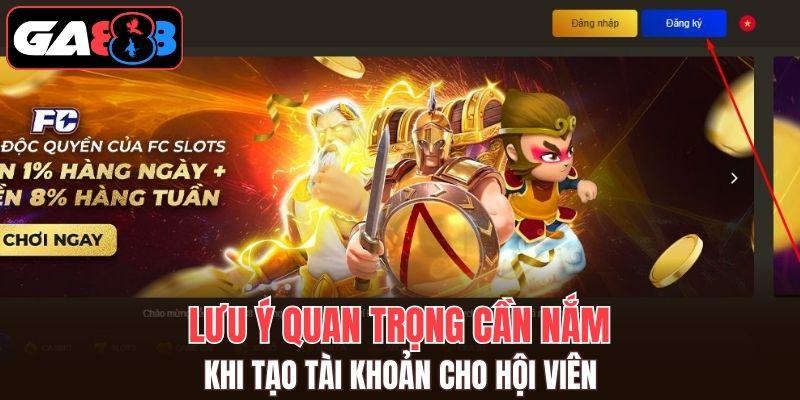 Lưu ý quan trọng cần nắm khi tạo tài khoản cho hội viên